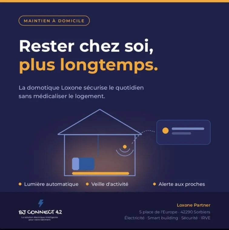 Domotique pour maintien à domicile Saint-Étienne
