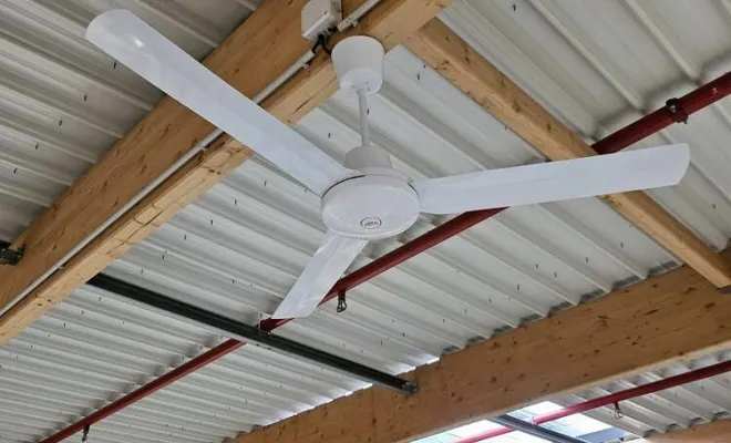 Installation de destratificateurs d’air dans un entrepôt à Saint-Étienne, Saint-Étienne, BJ Connect 42